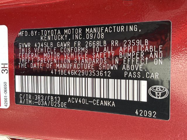 Used 2009 Toyota Camry LE FWD image 25