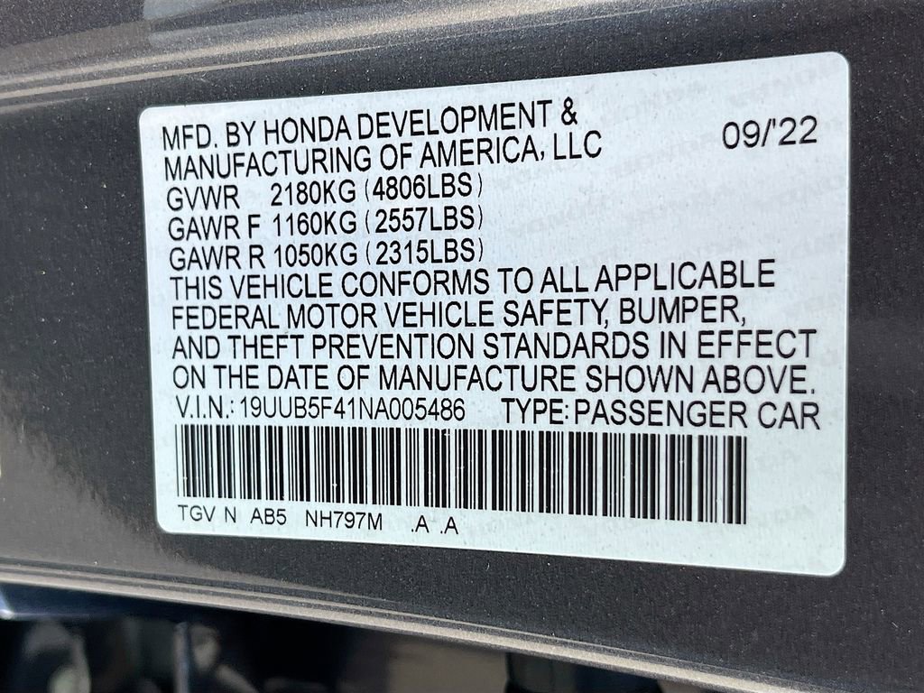 Used 2022 Acura TLX w/ Technology Package image 34