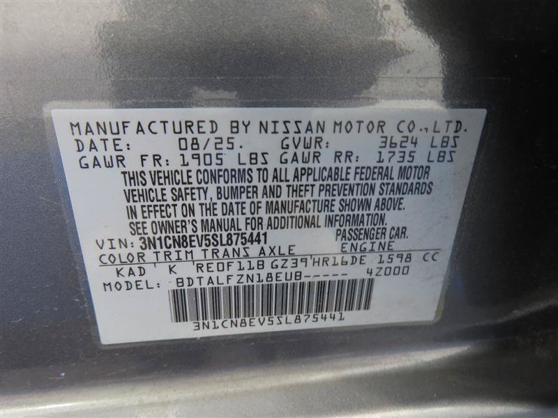 Used 2025 Nissan Versa SV w/ Trunk Package FWD image 30