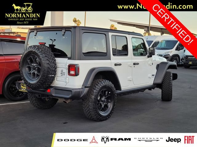 Certified 2025 Jeep Wrangler Unlimited Sport S 4xe AWD/4WD image 3