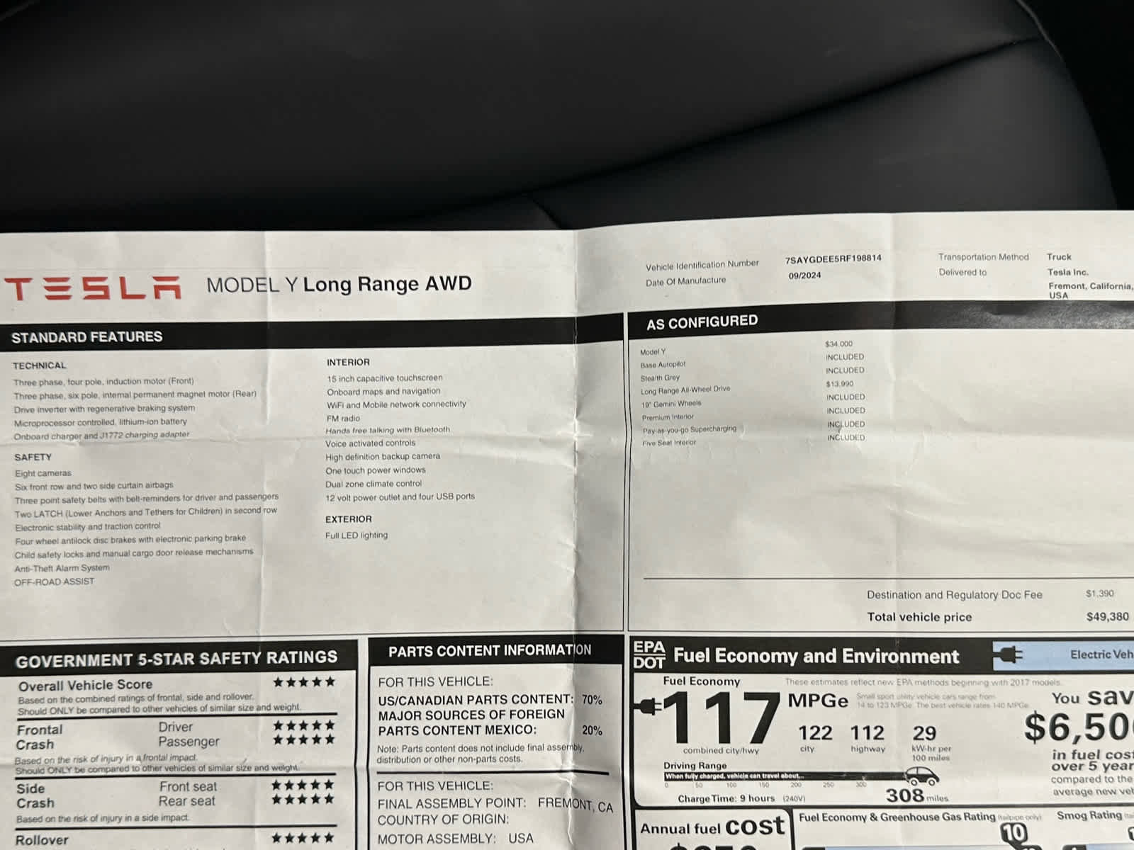 Used 2024 Tesla Model Y Long Range image 39