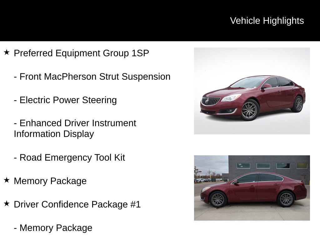 Used 2016 Buick Regal Premium w/ Driver Confidence Package #1 image 6