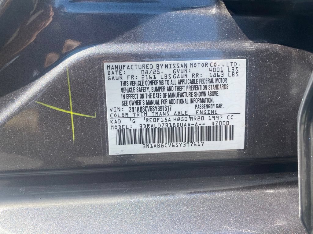 Used 2025 Nissan Sentra SV w/ All-Weather Package FWD image 30