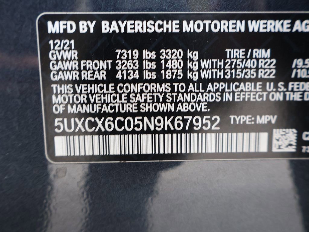 Used 2022 BMW X7 M50i w/ Dynamic Handling Package AWD/4WD image 44