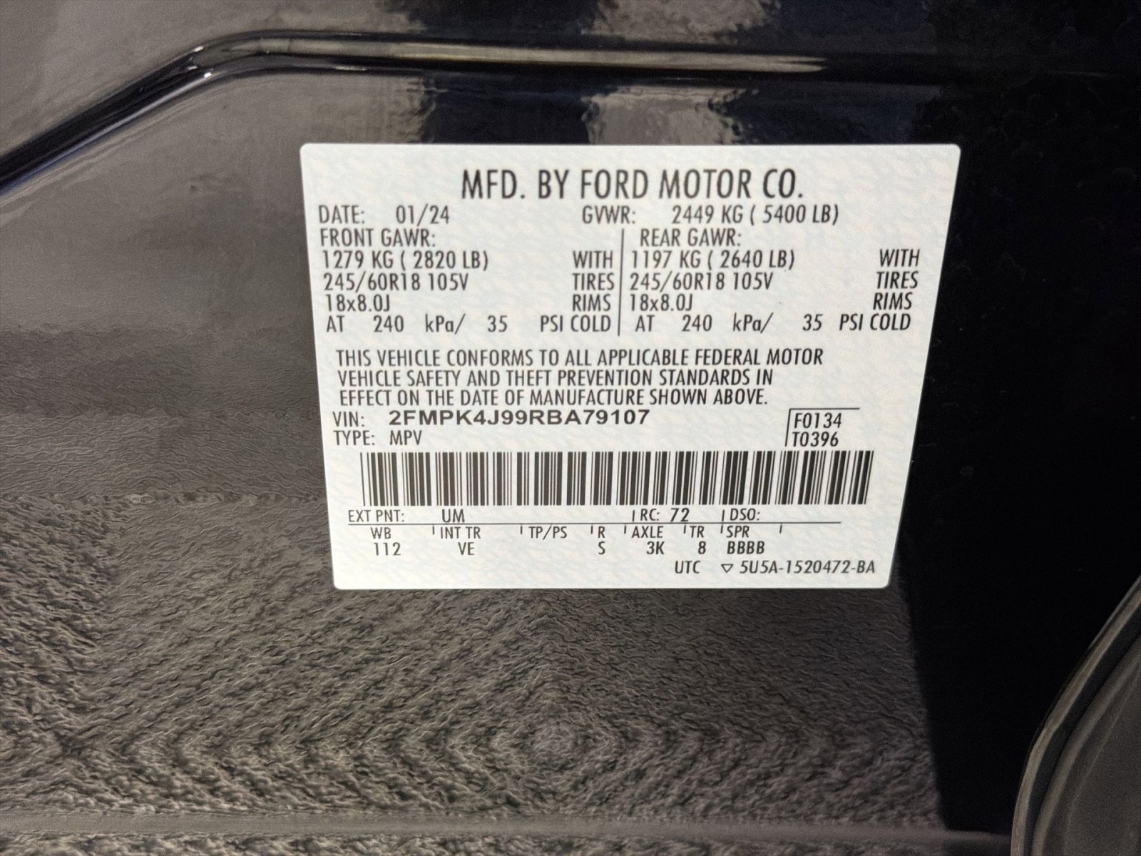 Used 2024 Ford Edge SEL AWD/4WD image 49