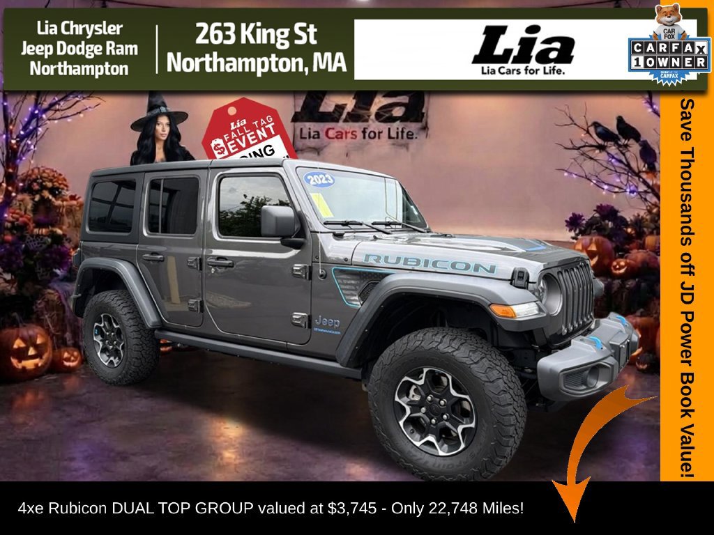 Certified 2023 Jeep Wrangler Unlimited Rubicon 4xe
