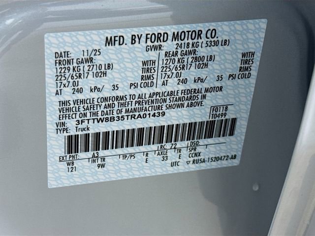 New 2026 Ford Maverick XL w/ Equipment Group 101A image 29