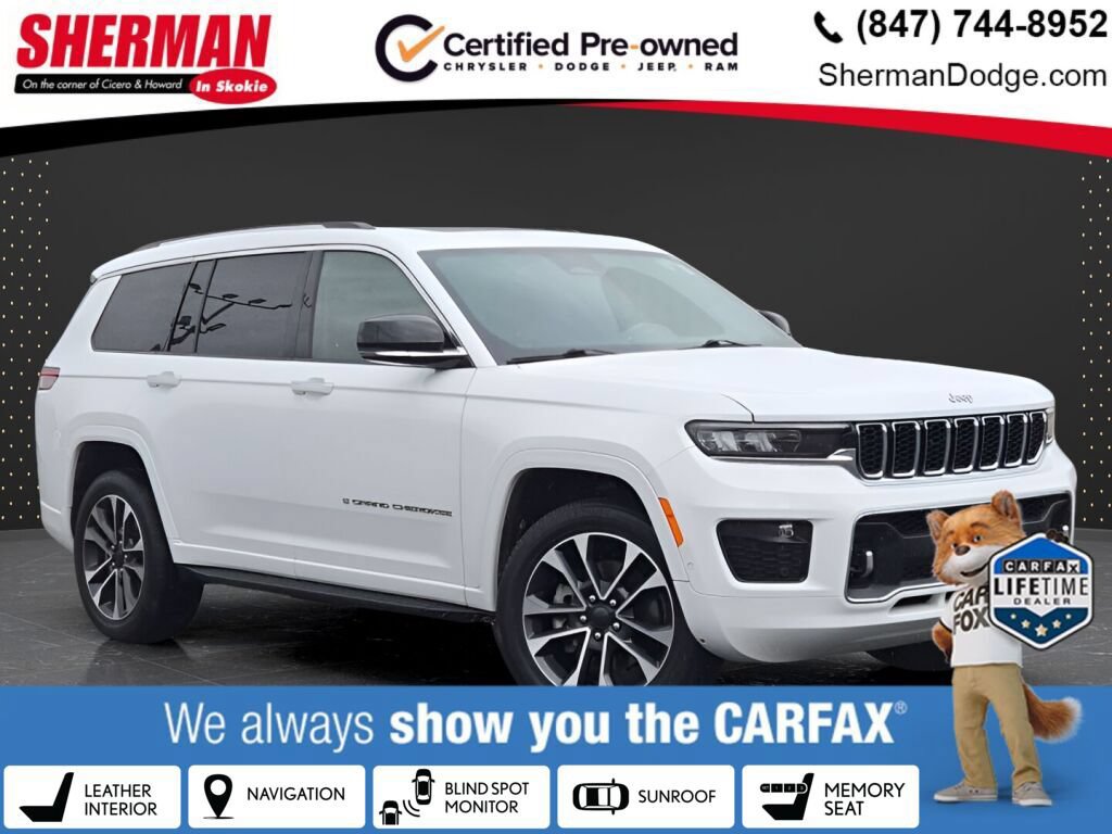 Certified 2021 Jeep Grand Cherokee L Overland RWD image 1