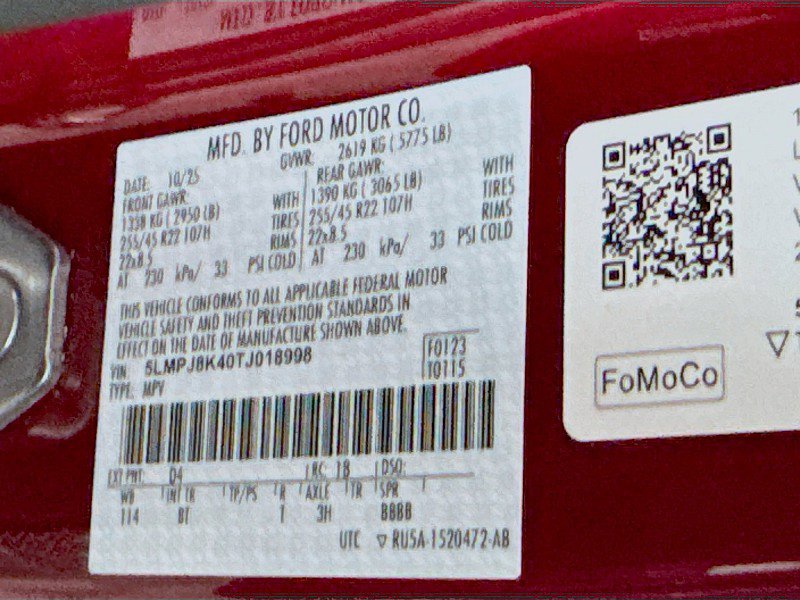 New 2026 Lincoln Nautilus Reserve w/ Jet Appearance Package image 33