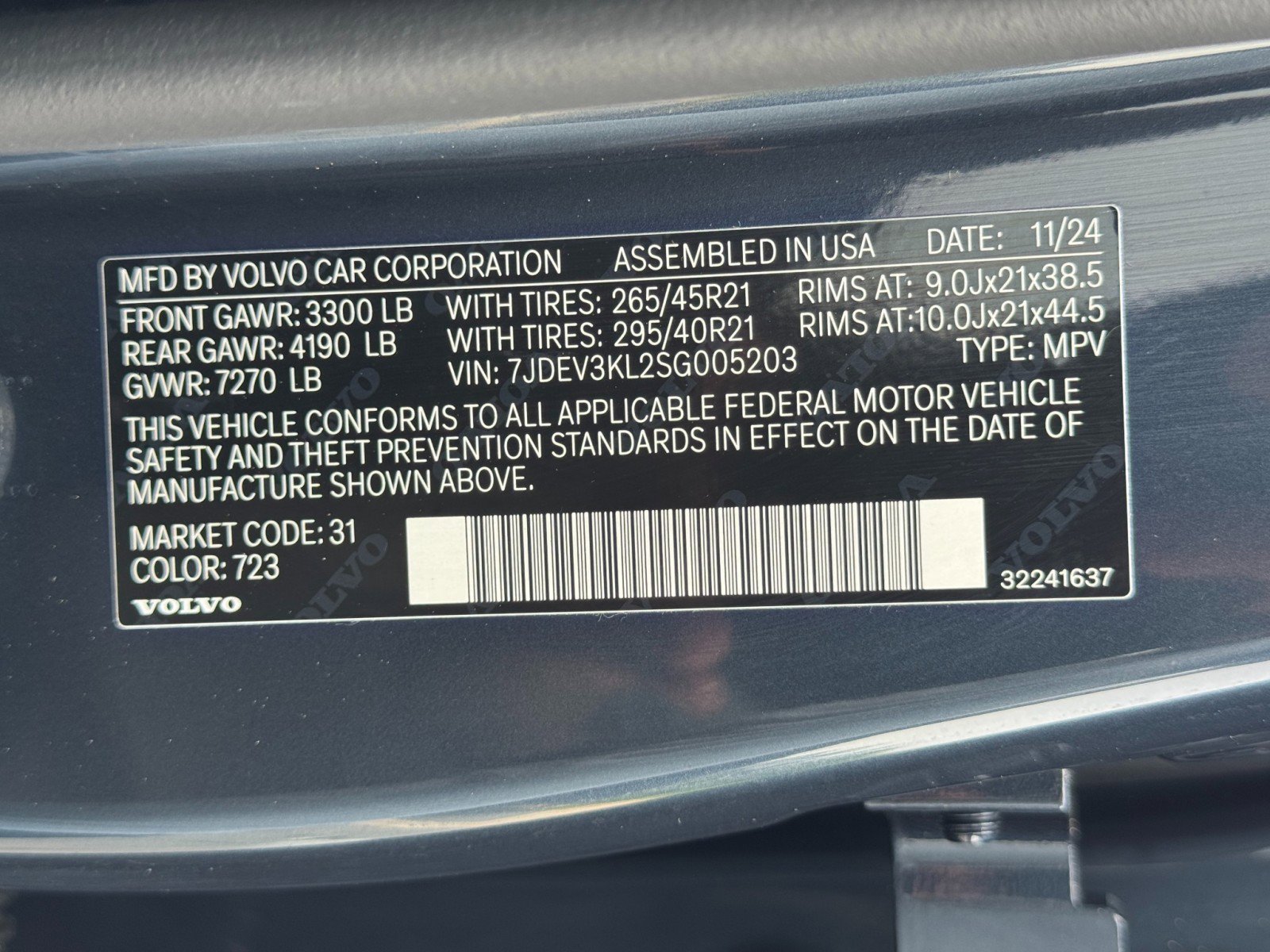 Used 2025 Volvo EX90 Ultra AWD/4WD image 45