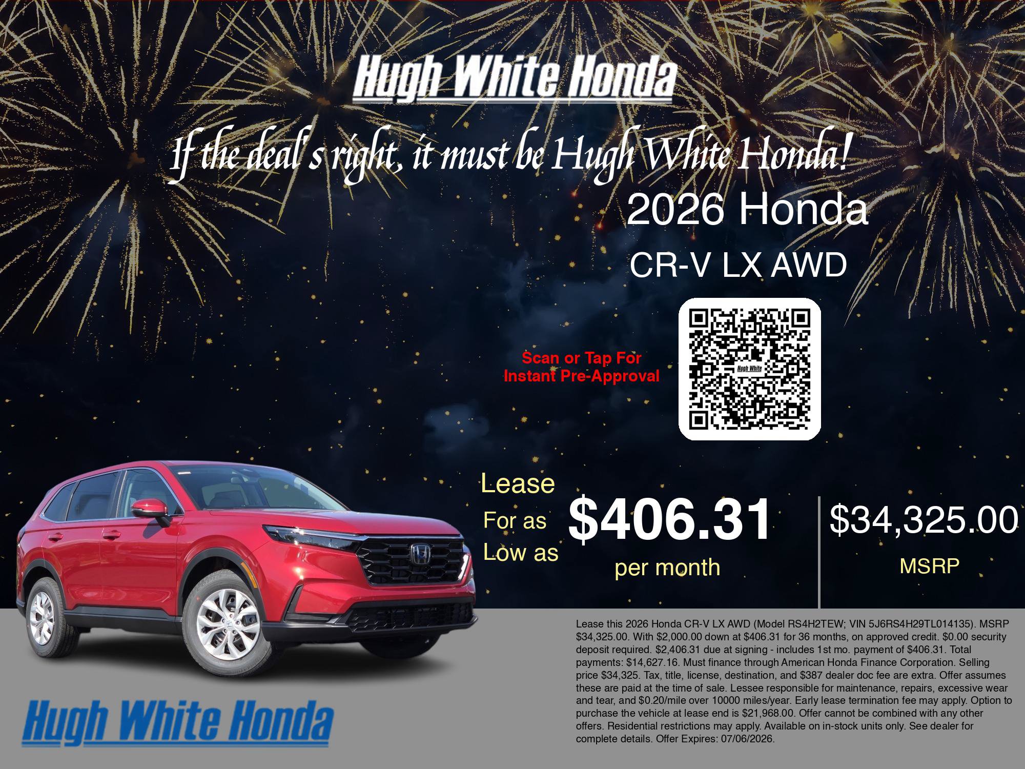 New 2026 Honda CR-V LX image 3
