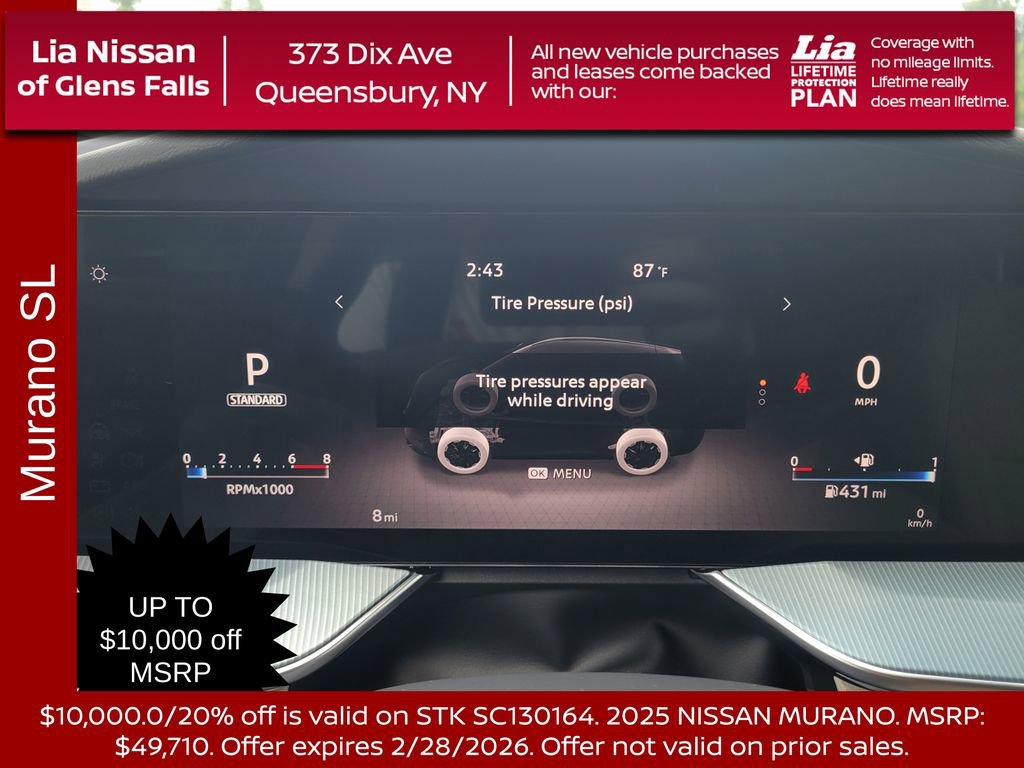 New 2025 Nissan Murano SL w/ Cargo Package image 19
