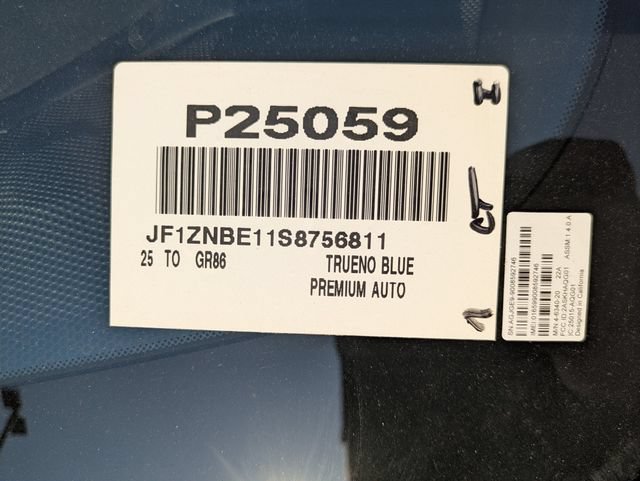 Used 2025 Toyota GR86 Premium w/ Performance Package RWD image 31