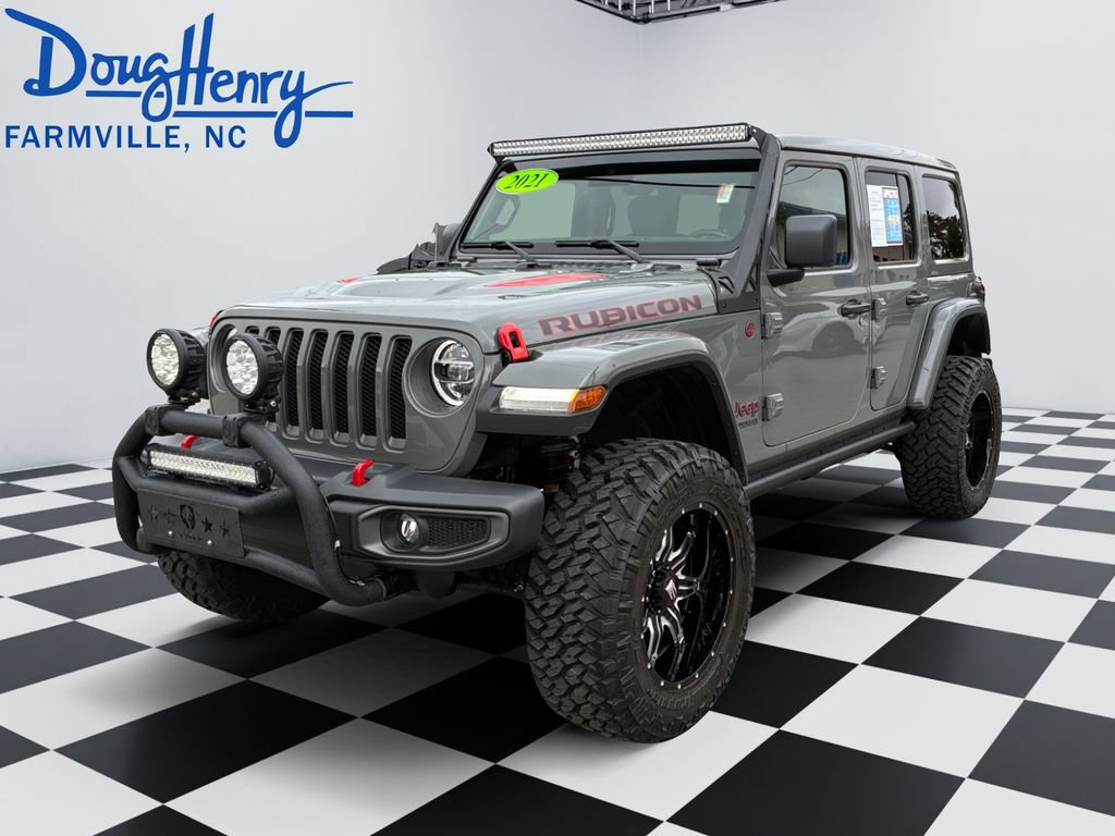 Used 2021 Jeep Wrangler Unlimited Rubicon AWD/4WD video 1