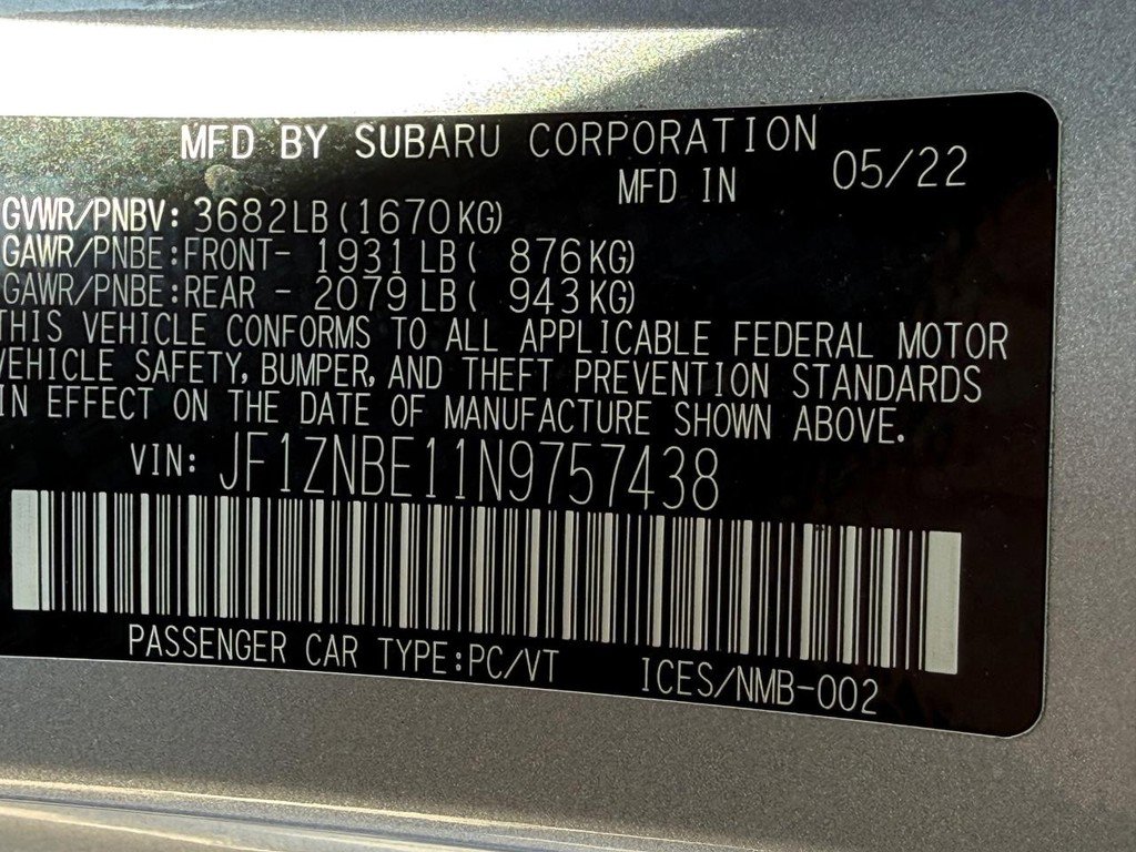 Certified 2022 Toyota GR86 Premium w/ ALL Weather Mat Package (TMS) image 25