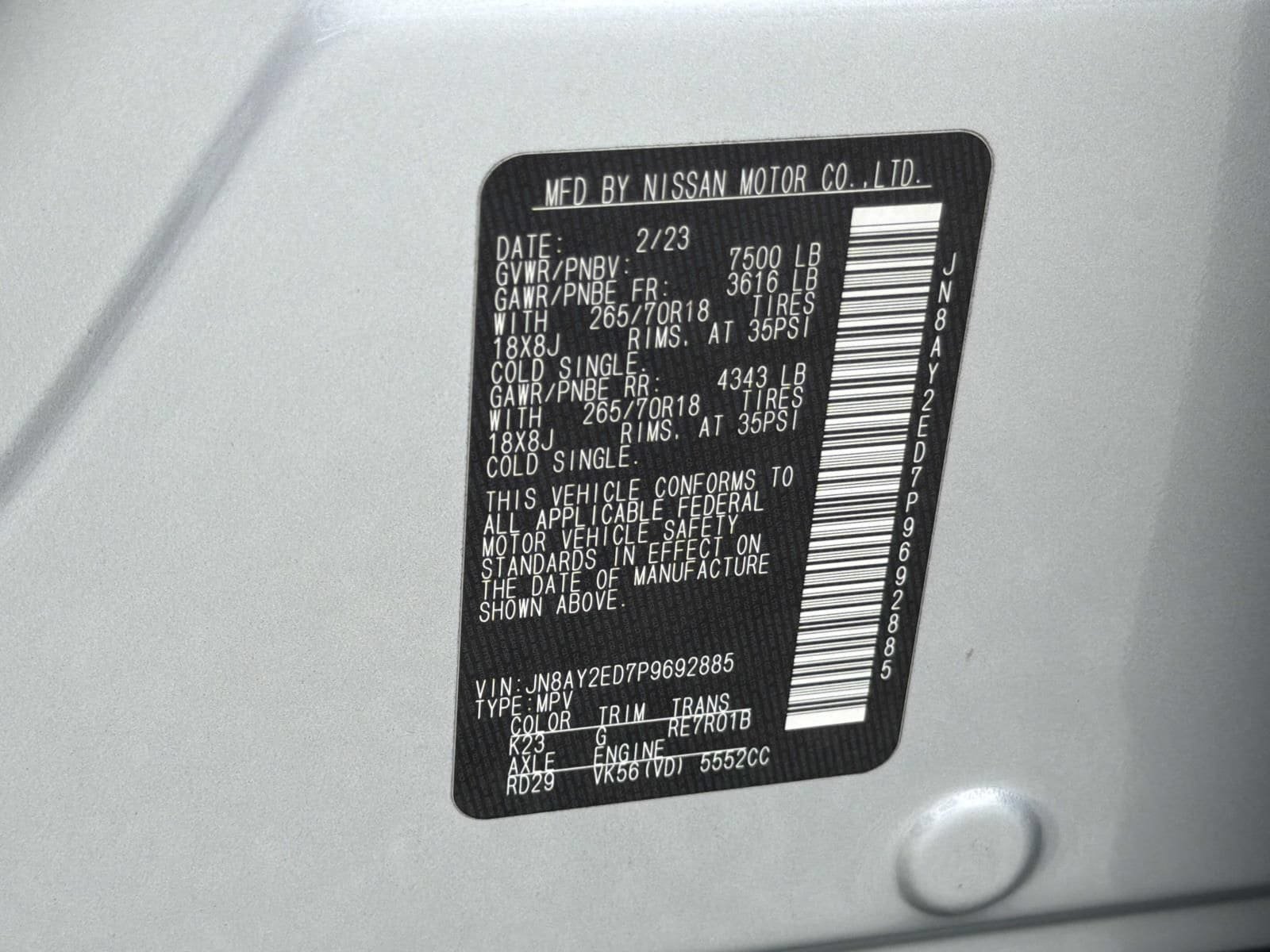 Used 2023 Nissan Armada S AWD/4WD image 33