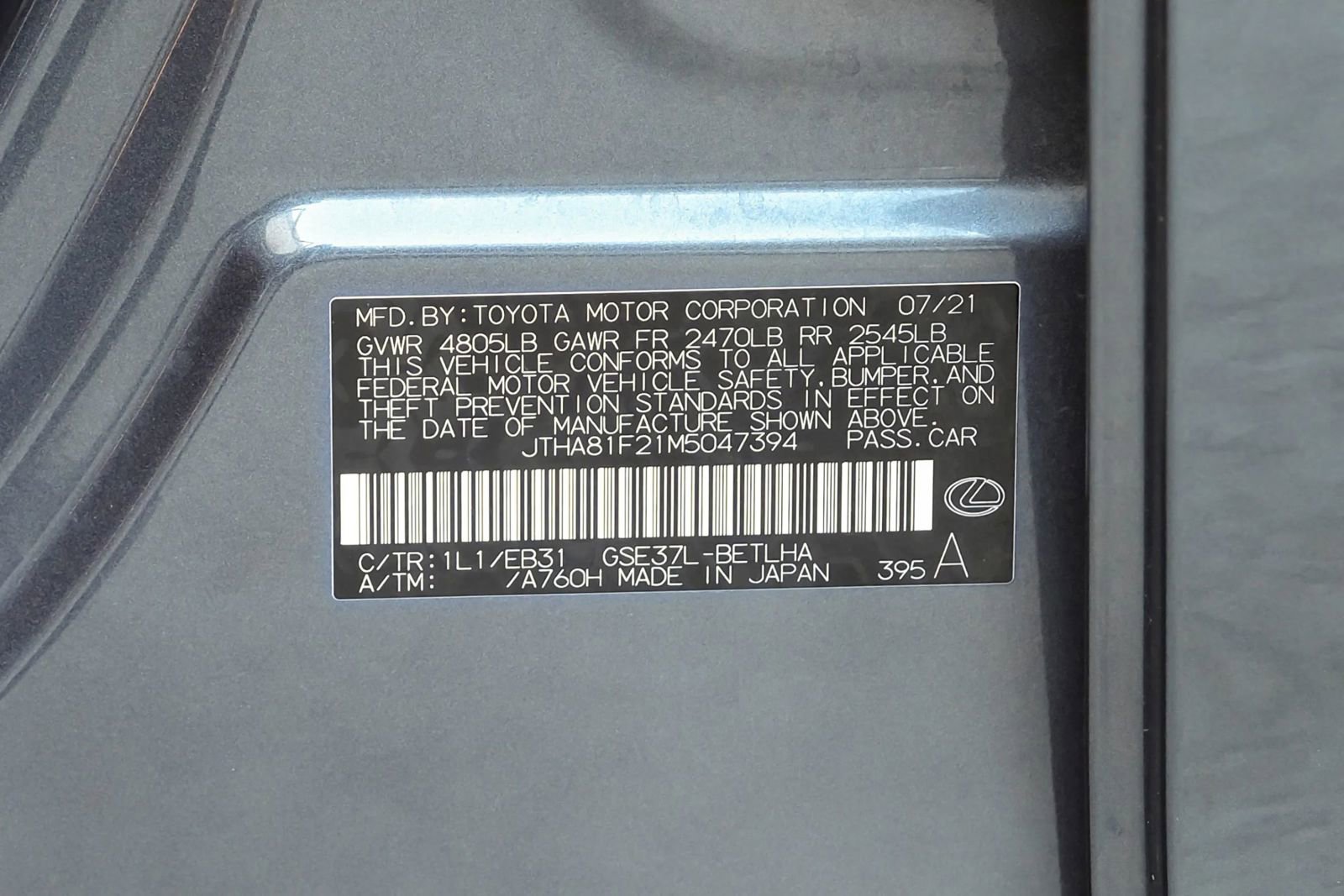 Used 2021 Lexus IS 300 AWD w/ Accessory Package image 65