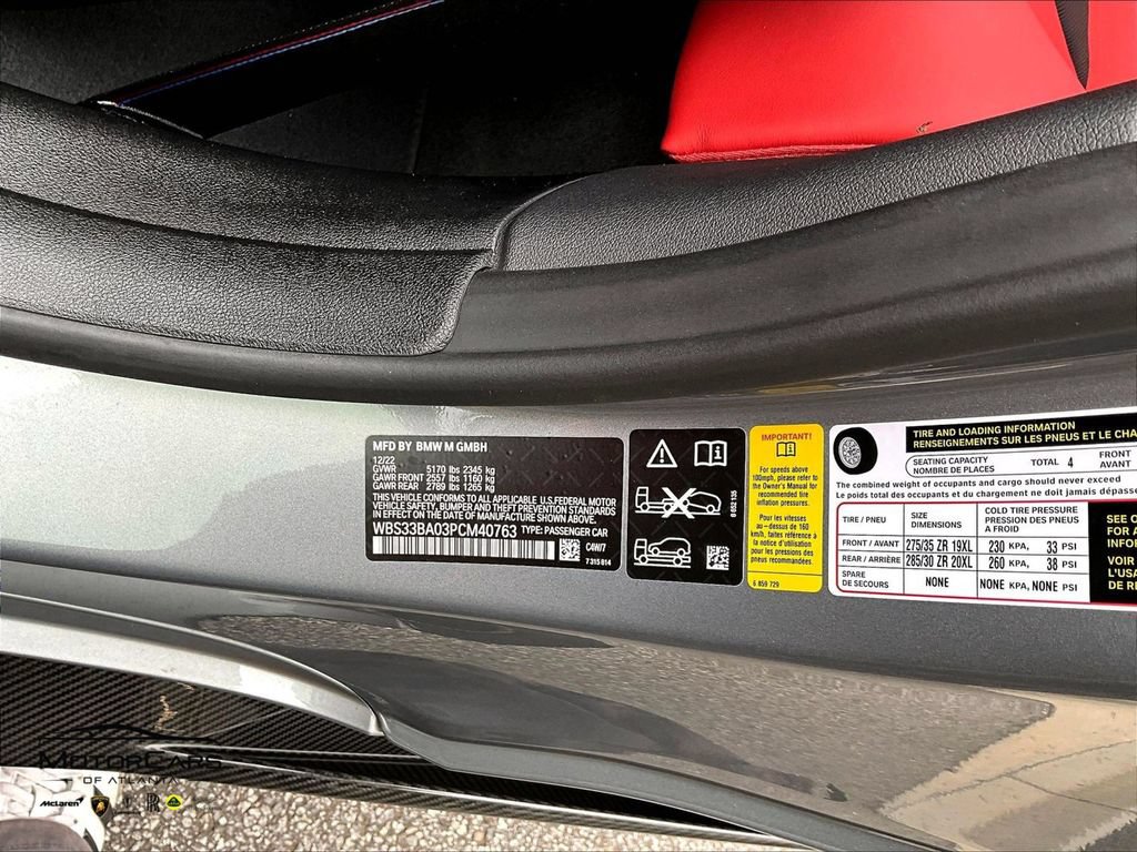 Used 2023 BMW M4 xDrive Competition w/ M Carbon Exterior Package AWD/4WD image 26