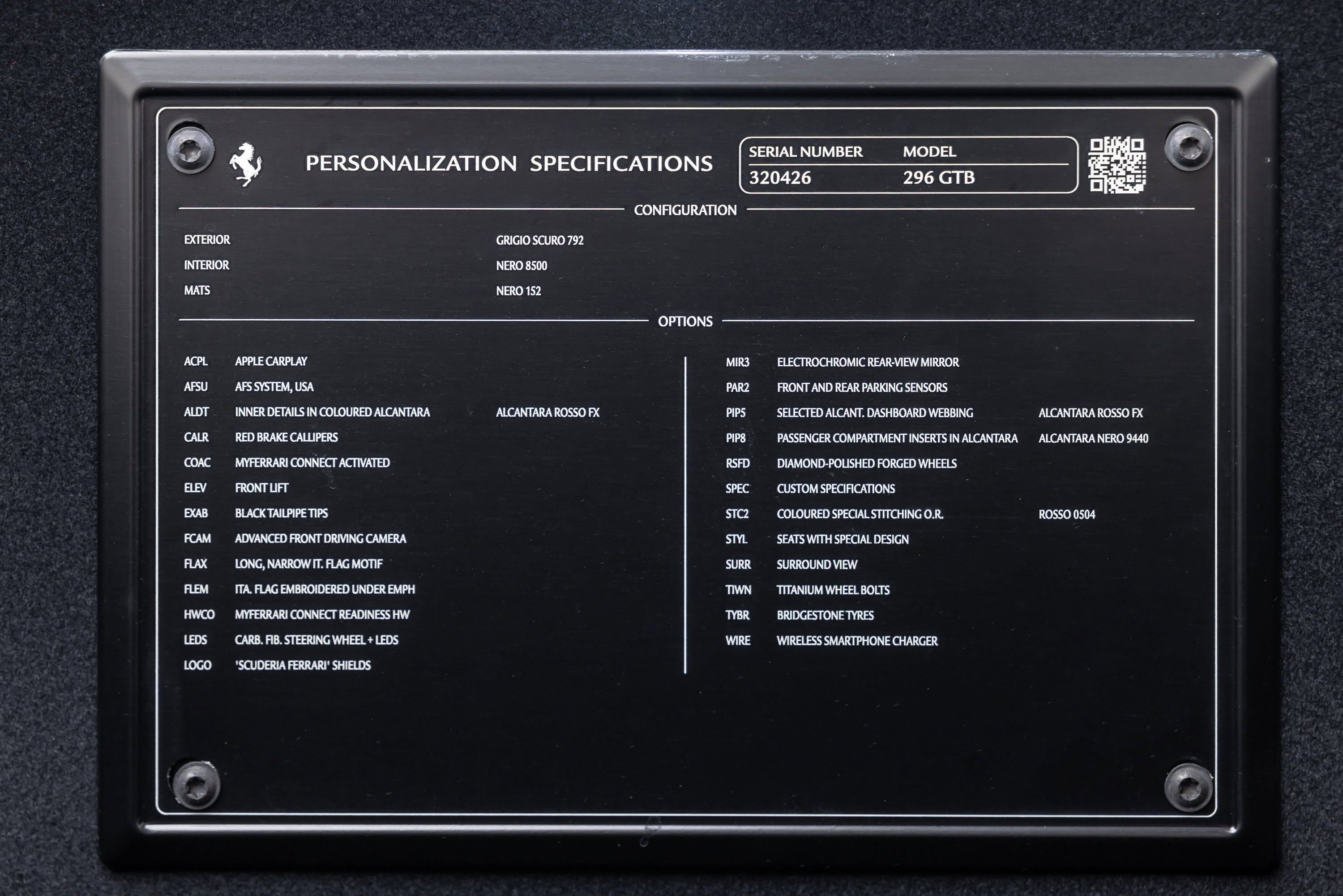 Certified 2025 Ferrari 296 GTB RWD image 90