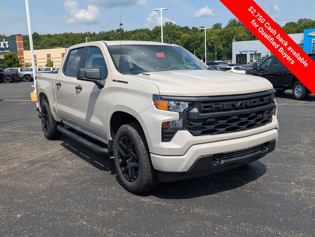 New 2026 Chevrolet Silverado 1500 Custom w/ Turbomax Blackout Package AWD/4WD image 24