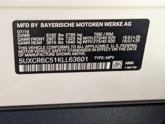 Used 2019 BMW X5 xDrive40i w/ Convenience Package image 25