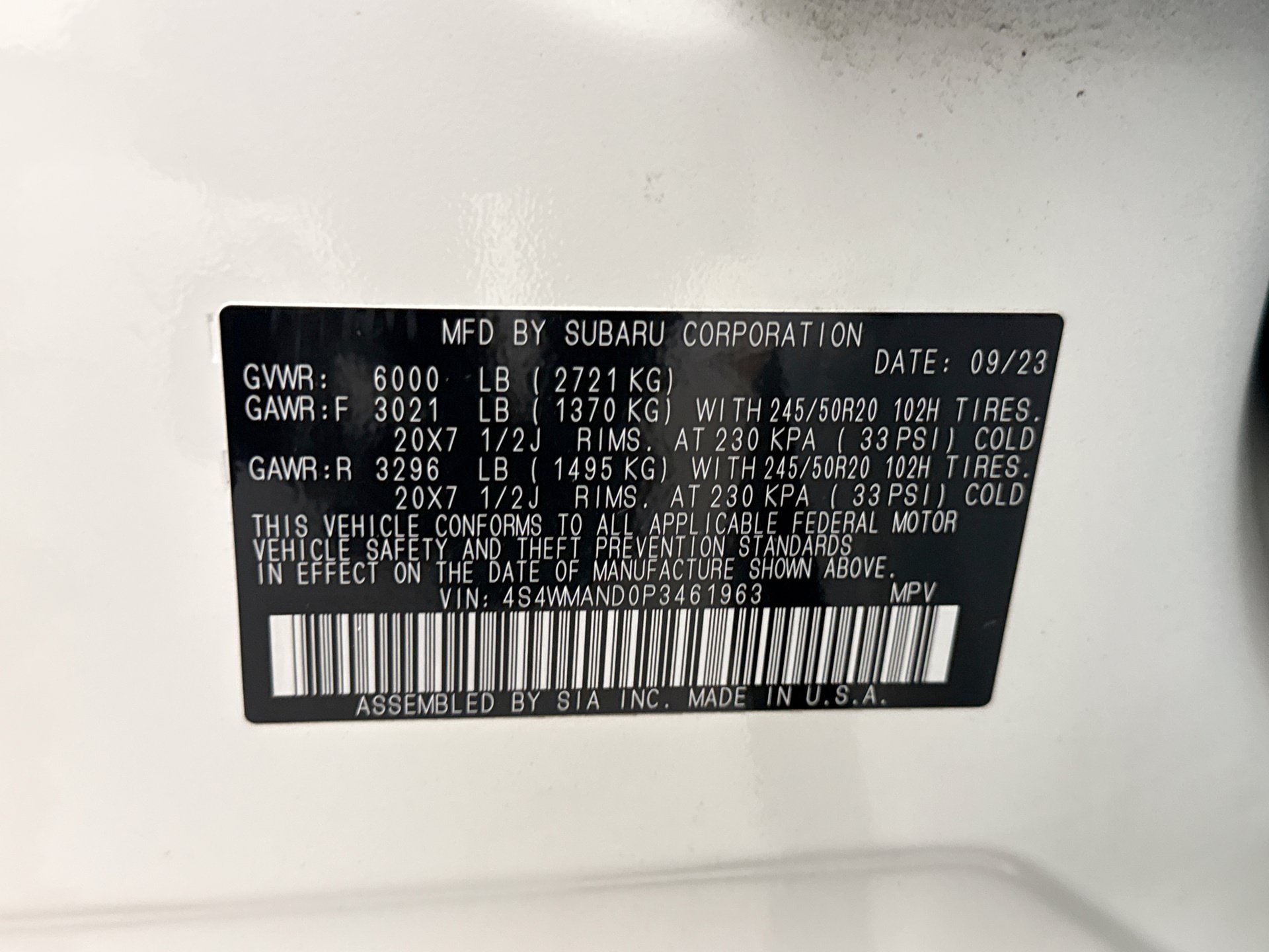 Used 2023 Subaru Ascent Limited AWD/4WD image 11
