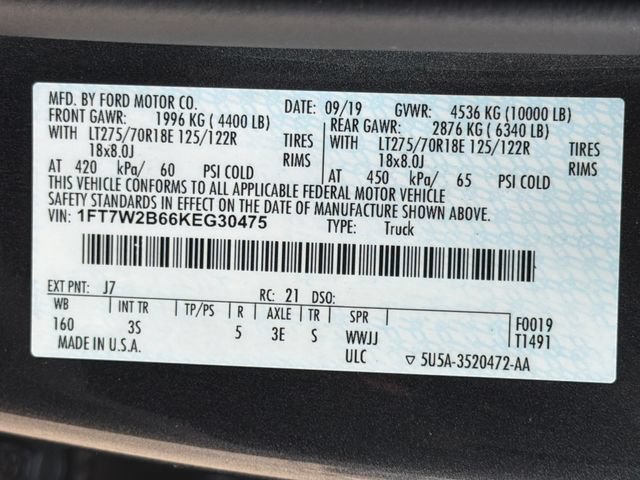 Used 2019 Ford F250 XLT w/ XLT Value Package AWD/4WD image 33