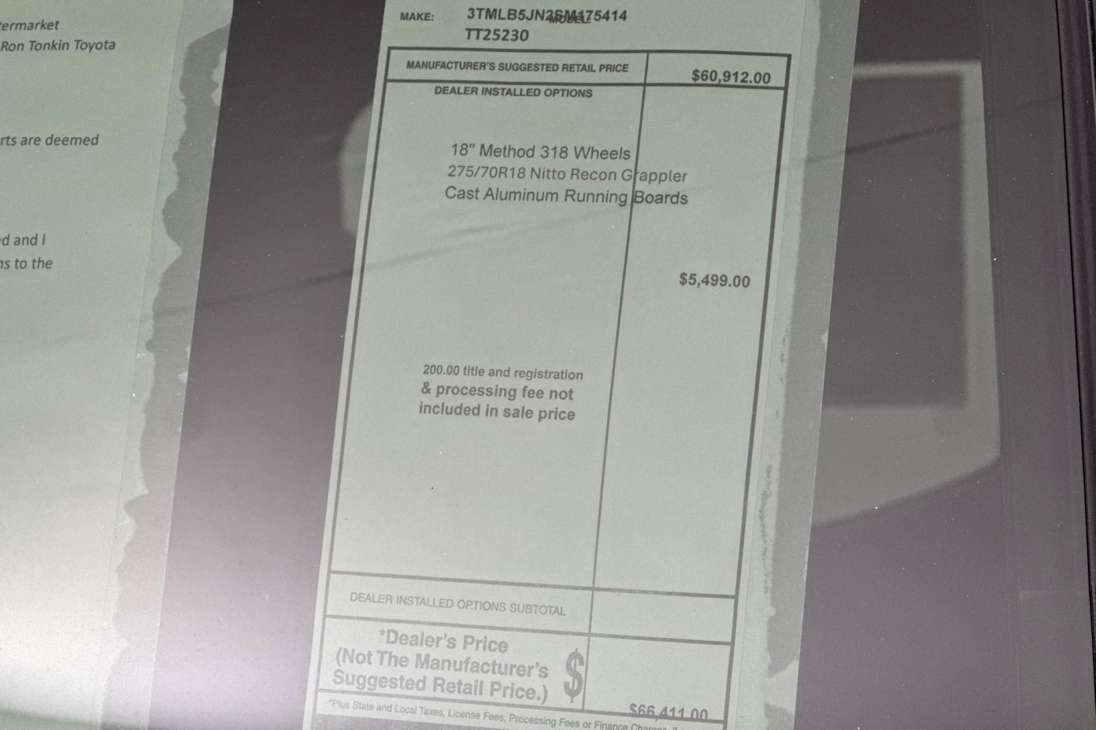 New 2025 Toyota Tacoma TRD Off-Road image 26