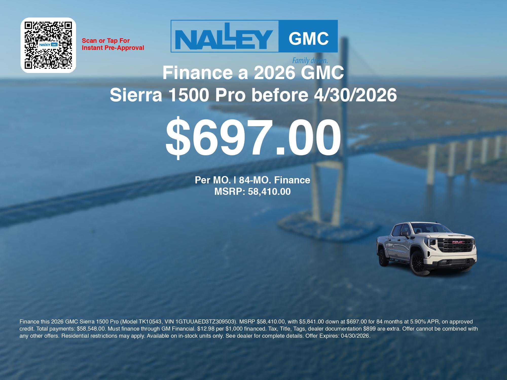 New 2026 GMC Sierra 1500 Pro w/ Graphite Edition image 7