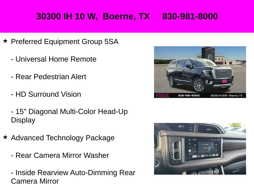 Used 2022 GMC Yukon XL Denali w/ Denali Premium Package RWD image 34