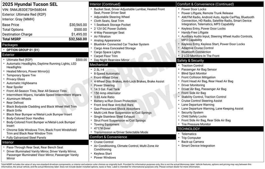 Used 2025 Hyundai Tucson SEL FWD image 11