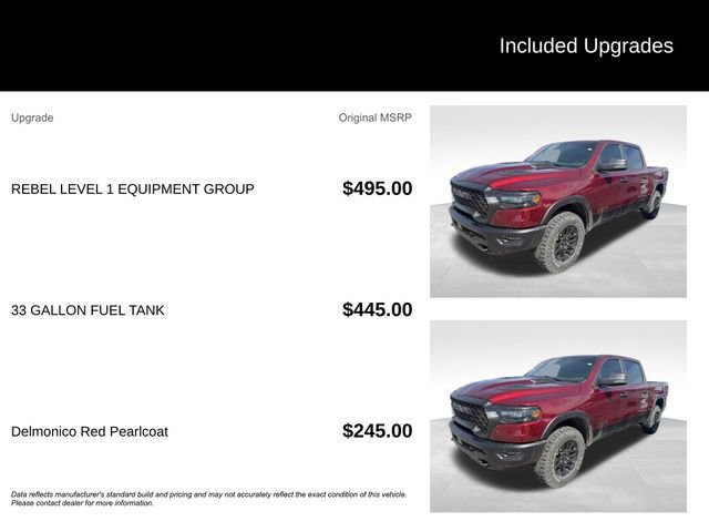 Used 2025 RAM 1500 Rebel w/ Rebel Level 1 Equipment Group image 4