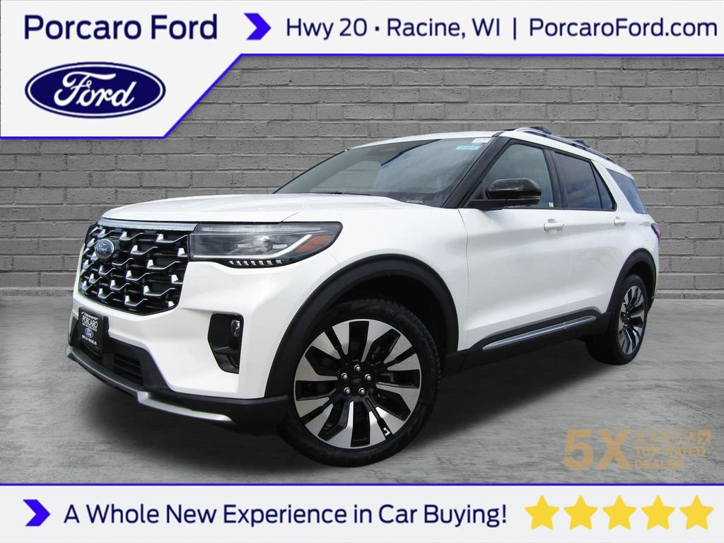 New 2026 Ford Explorer Platinum w/ LUX Leather Package AWD/4WD image 1
