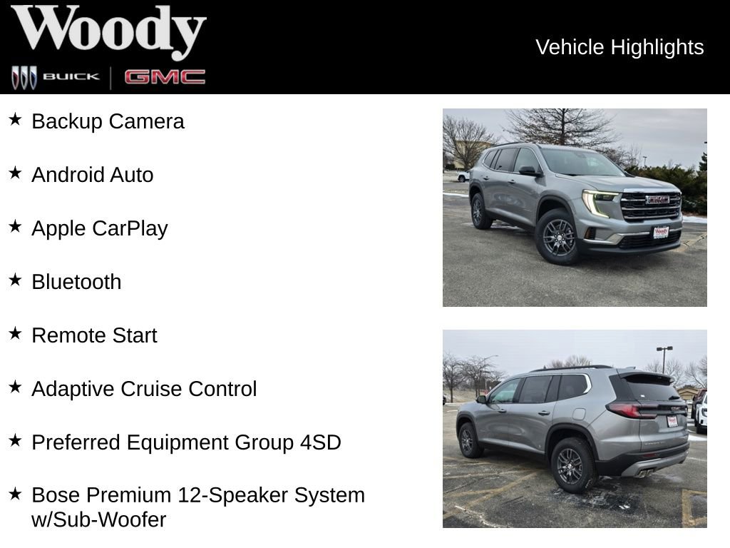 New 2026 GMC Acadia Elevation image 3