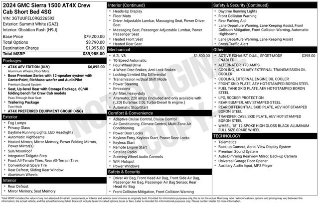 Used 2024 GMC Sierra 1500 AT4X w/ AT4X AEV Edition image 31