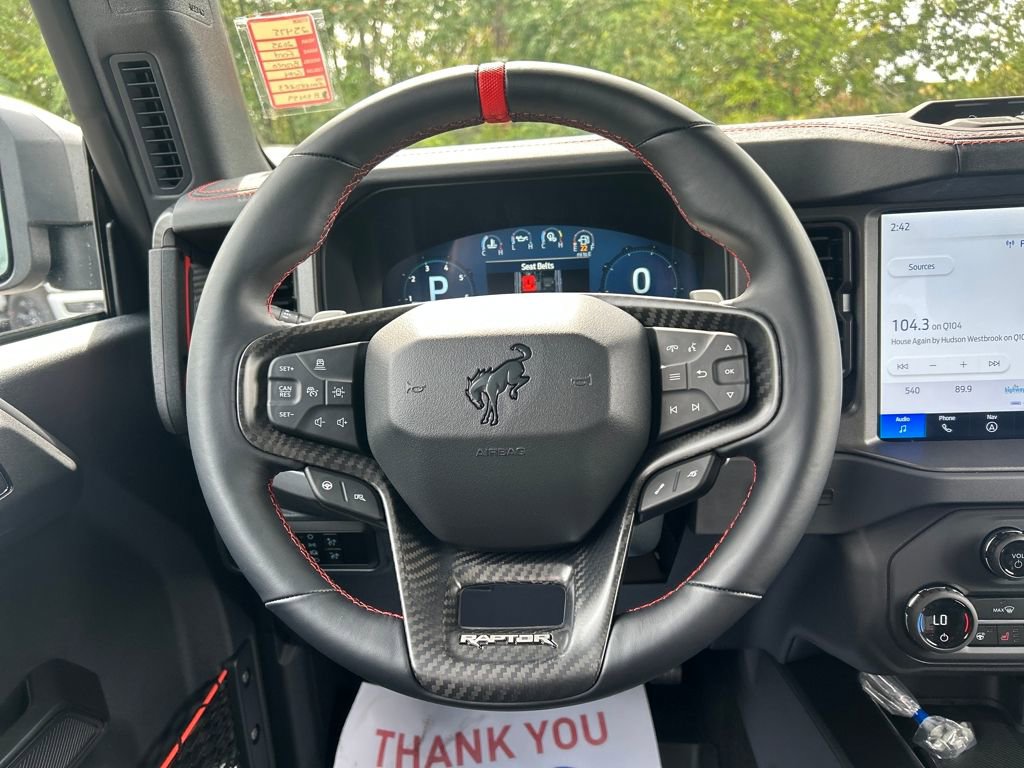 New 2025 Ford Bronco Raptor w/ Interior Carbon Fiber Pack image 14