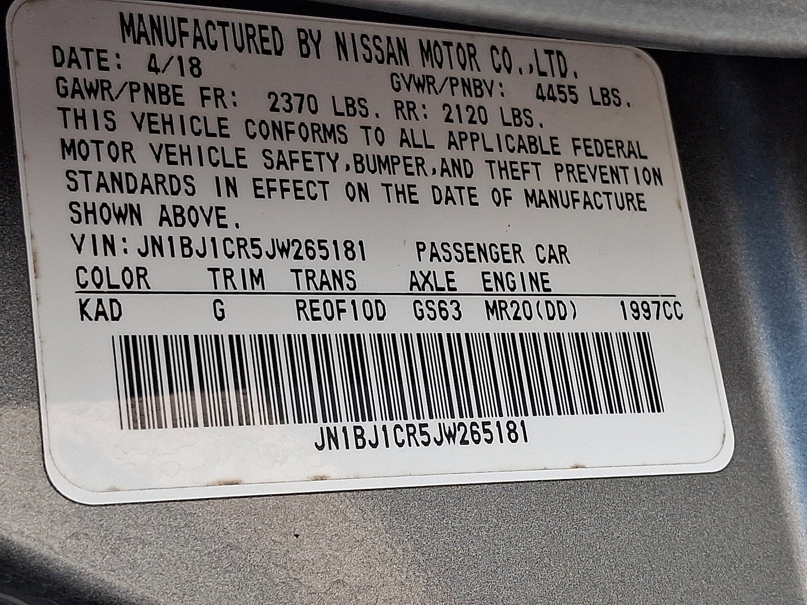 Used 2018 Nissan Rogue Sport SV image 26