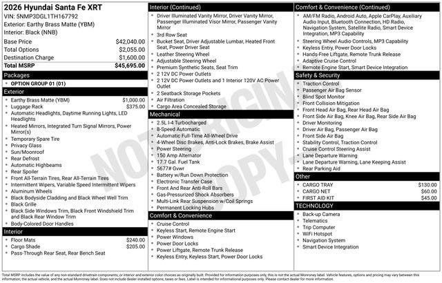 New 2026 Hyundai Santa Fe XRT AWD/4WD image 34