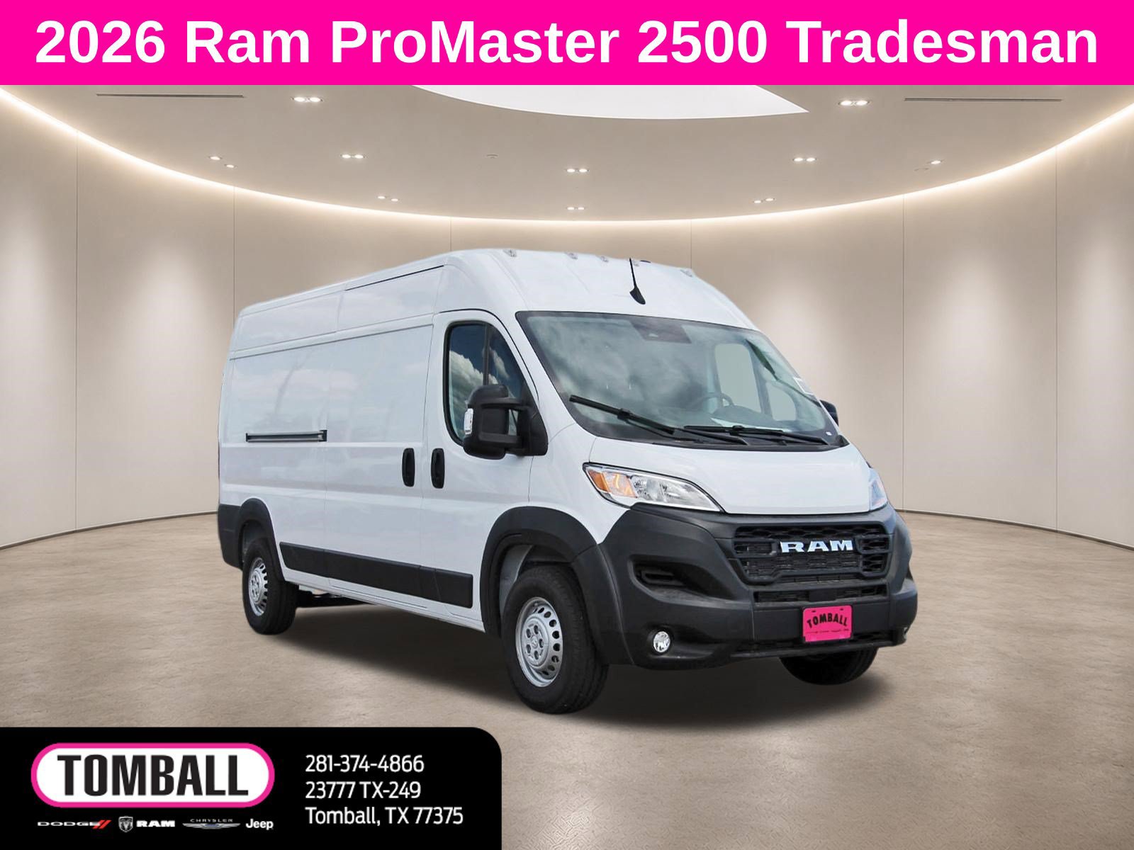 New 2026 RAM ProMaster 2500 w/ Convenience Group FWD image 1