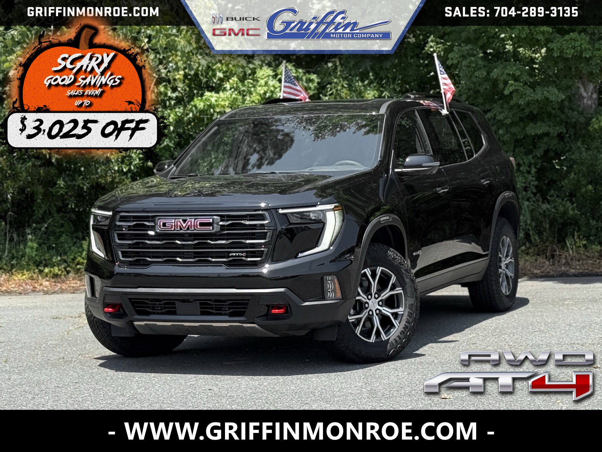 New 2025 GMC Acadia AT4 w/ Luxury Package