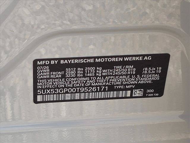 New 2026 BMW X3 xDrive30i w/ Convenience Package AWD/4WD image 19