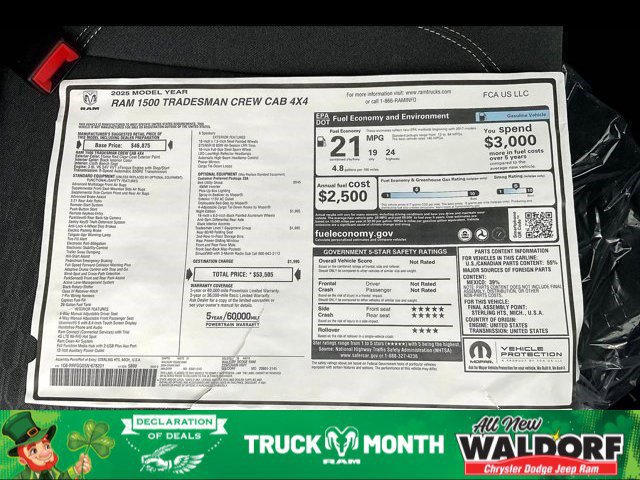 New 2025 RAM 1500 Tradesman w/ Night Edition image 14