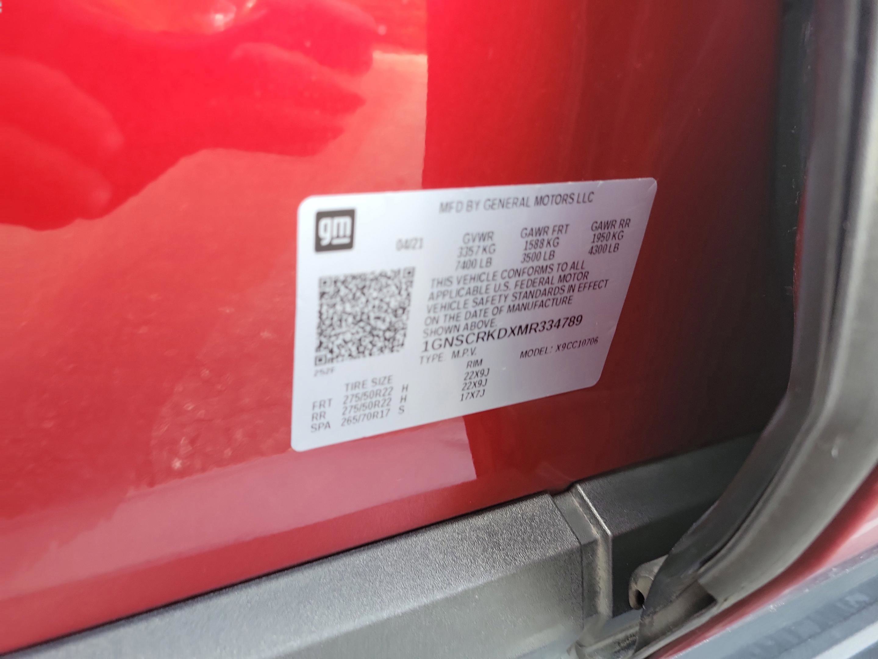 Used 2021 Chevrolet Tahoe RST w/ Luxury Package image 32