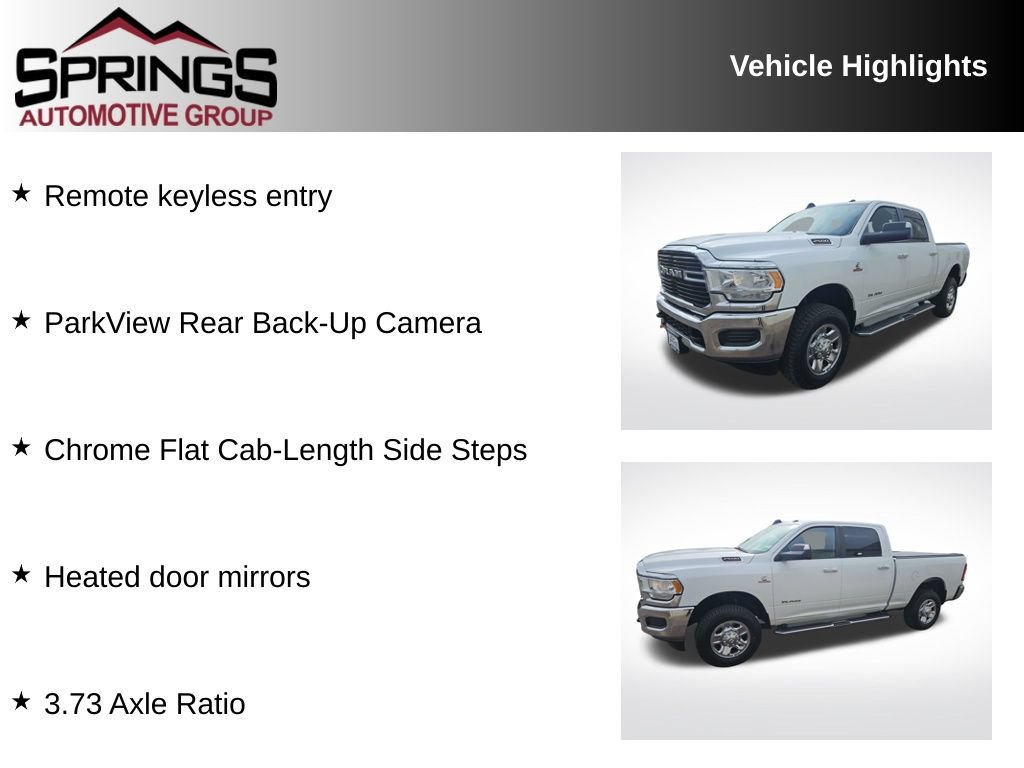 Used 2019 RAM 2500 Big Horn AWD/4WD image 2