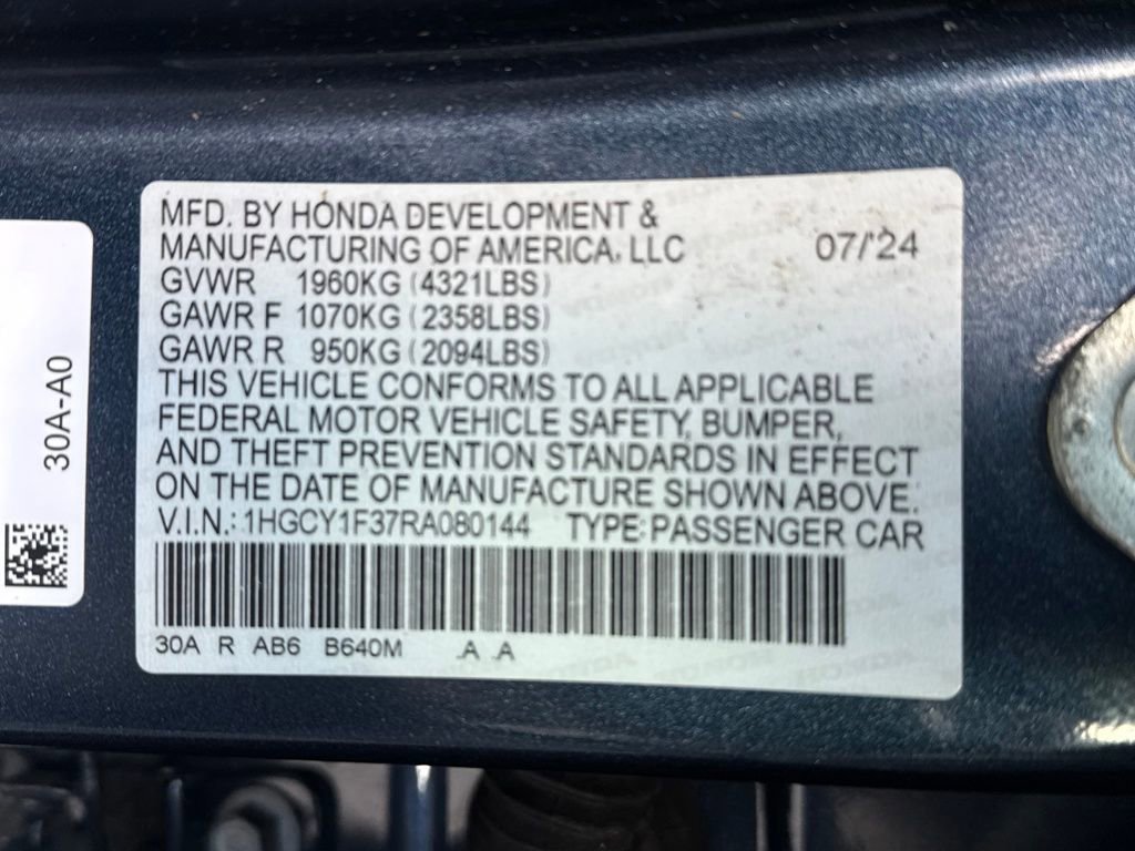 Used 2024 Honda Accord EX image 28