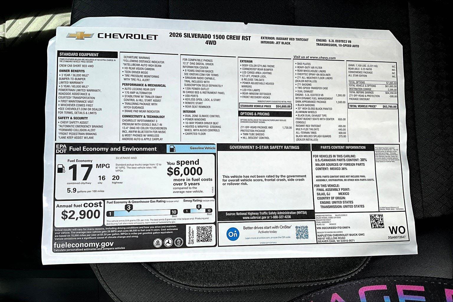 New 2026 Chevrolet Silverado 1500 RST image 15