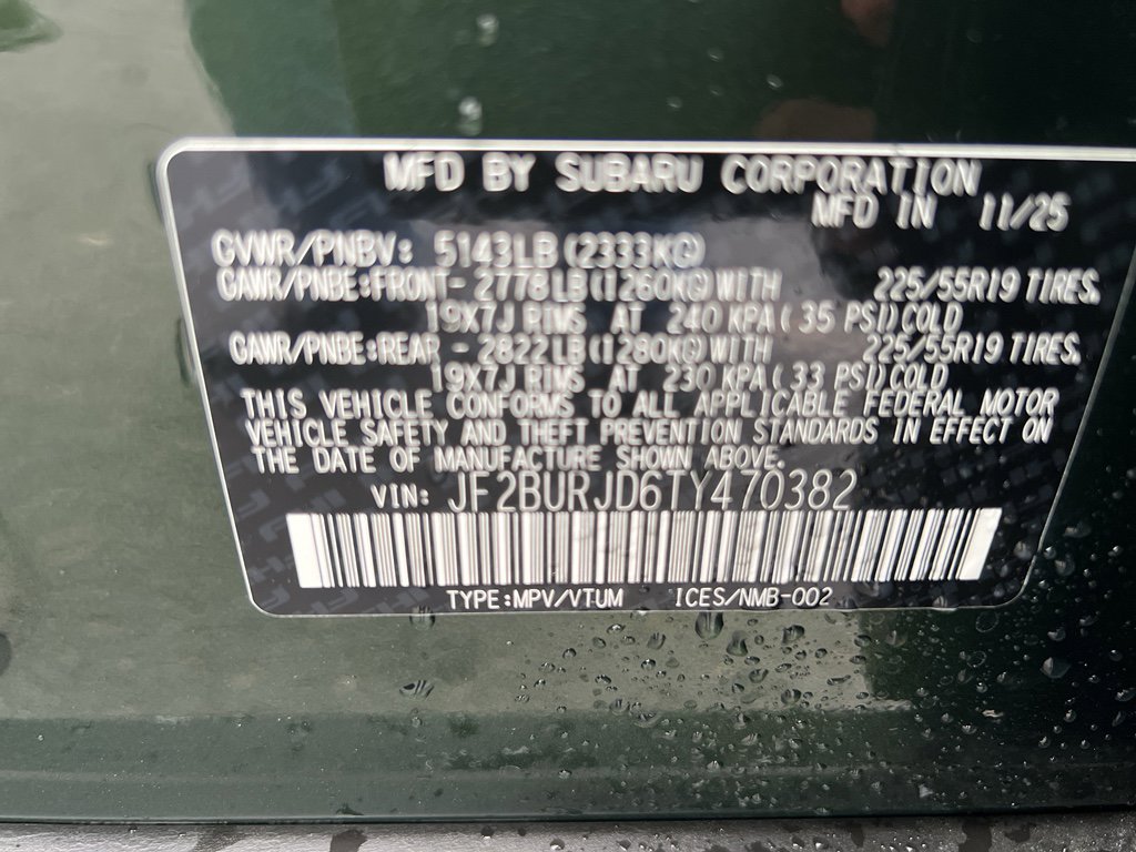 New 2026 Subaru Outback Touring XT image 34