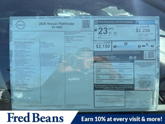 New 2026 Nissan Pathfinder SV image 18