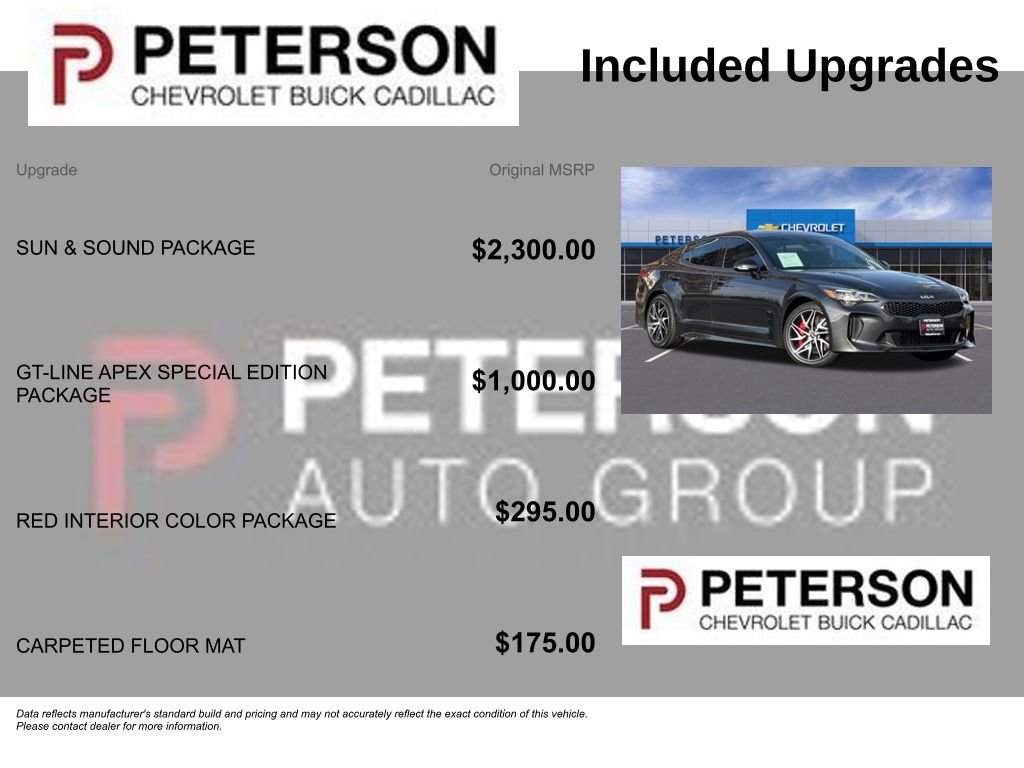 Used 2023 Kia Stinger GT-Line w/ Sun & Sound Package image 11
