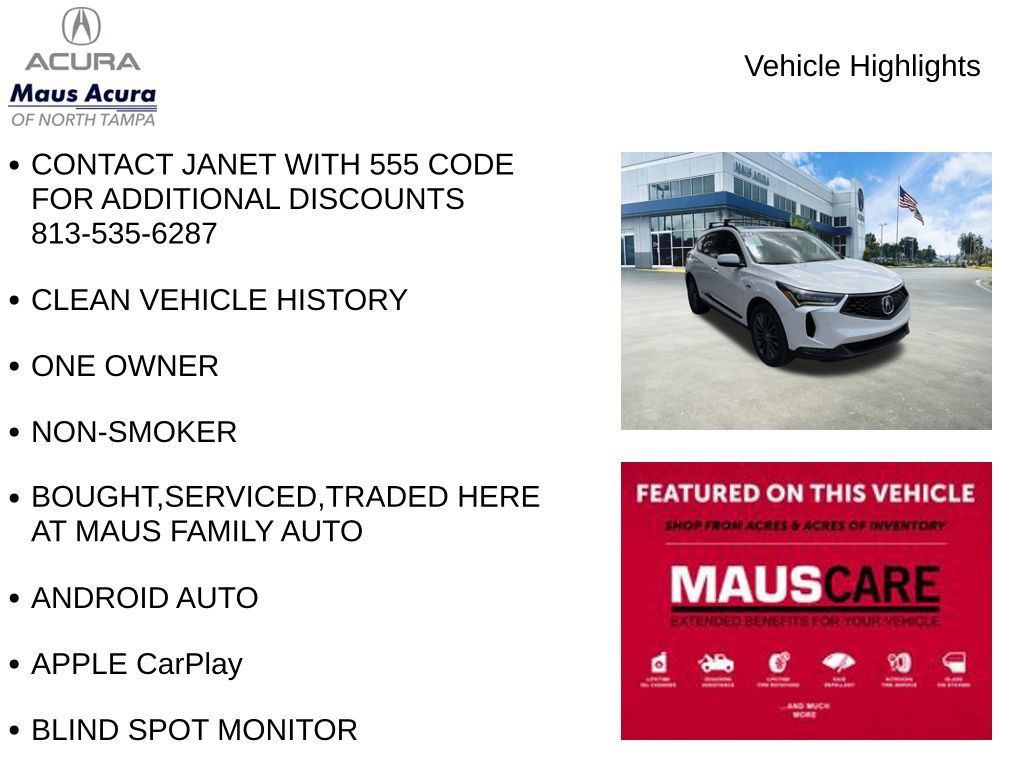 Used 2023 Acura RDX A-Spec AWD/4WD image 8